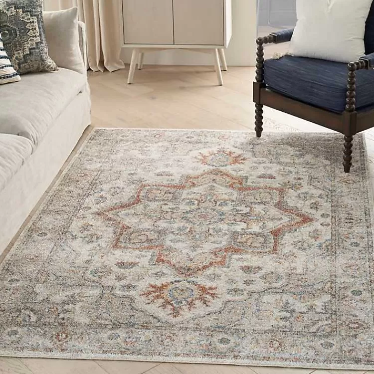 pastel_medallion_washable_area_rug_x_5.webp Pastel Medallion Washable Area Rug, 5x7>Kirklands Home New