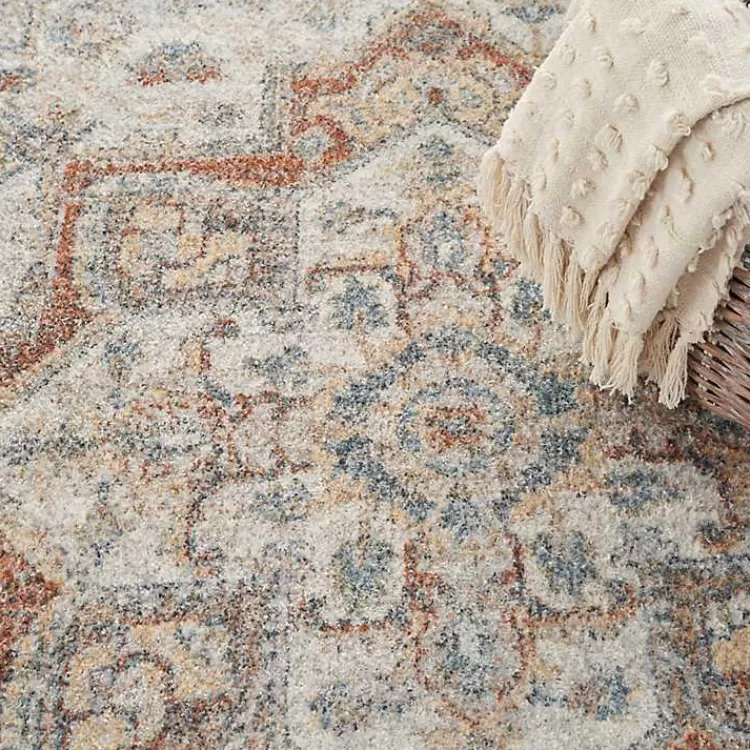 pastel_medallion_washable_area_rug_x_6.webp Pastel Medallion Washable Area Rug, 5x7>Kirklands Home New