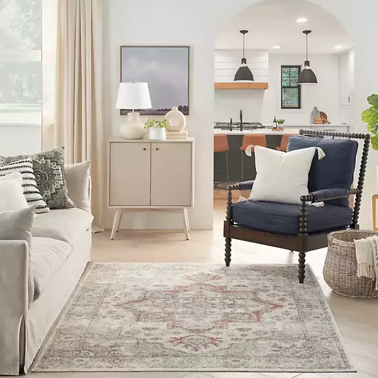 pastel_medallion_washable_area_rug_x_7.webp Pastel Medallion Washable Area Rug, 5x7>Kirklands Home New