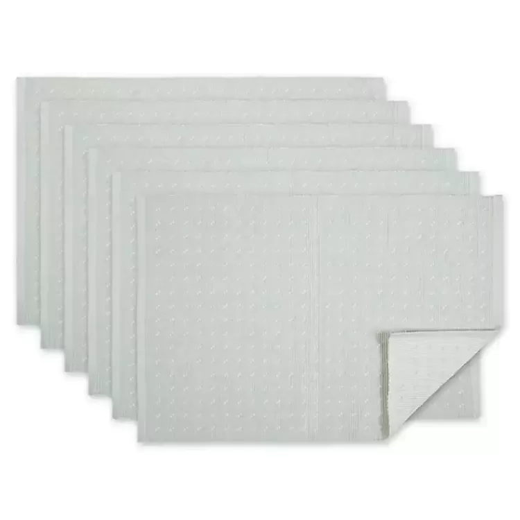 Pastel Misty Dobby Placemats, Set of 6>Kirklands Home Store