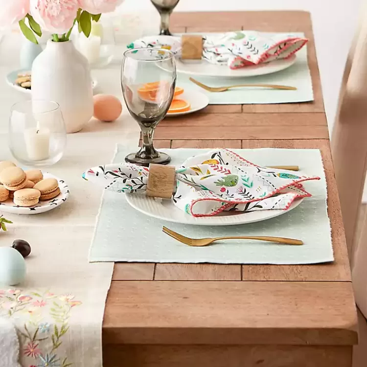pastel_misty_blue_dobby_placemats_set_of__5.webp Pastel Misty Dobby Placemats, Set of 6>Kirklands Home Store