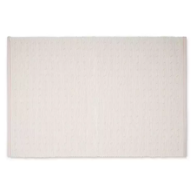 Pastel Rose Dobby Placemats, Set of 6>Kirklands Home Fashion