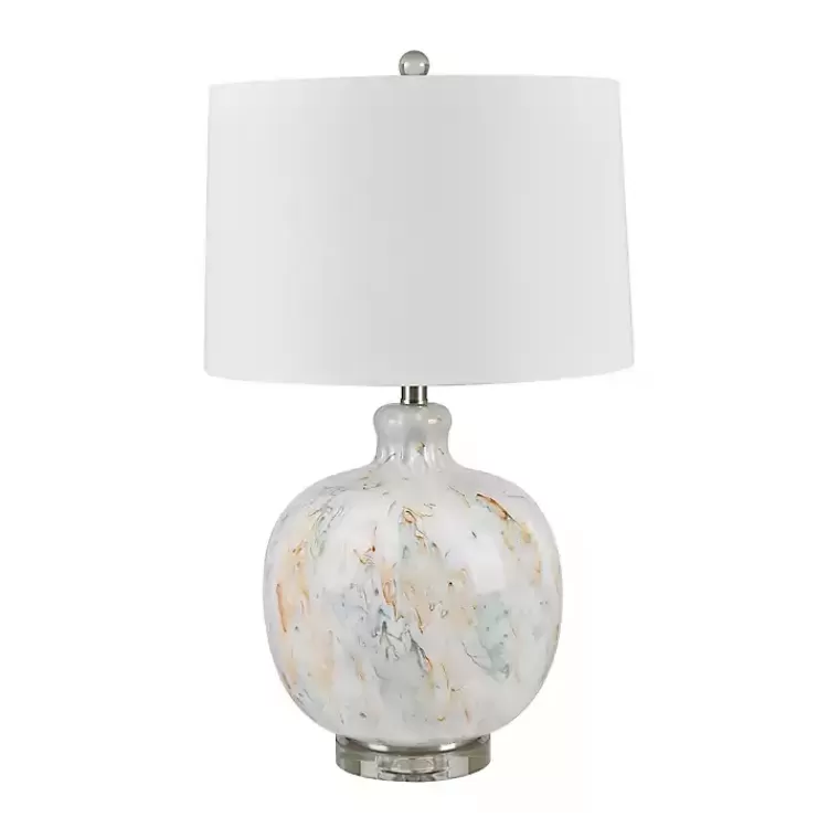 Pastel Swirls Glass Table Lamp>Kirklands Home Fashion