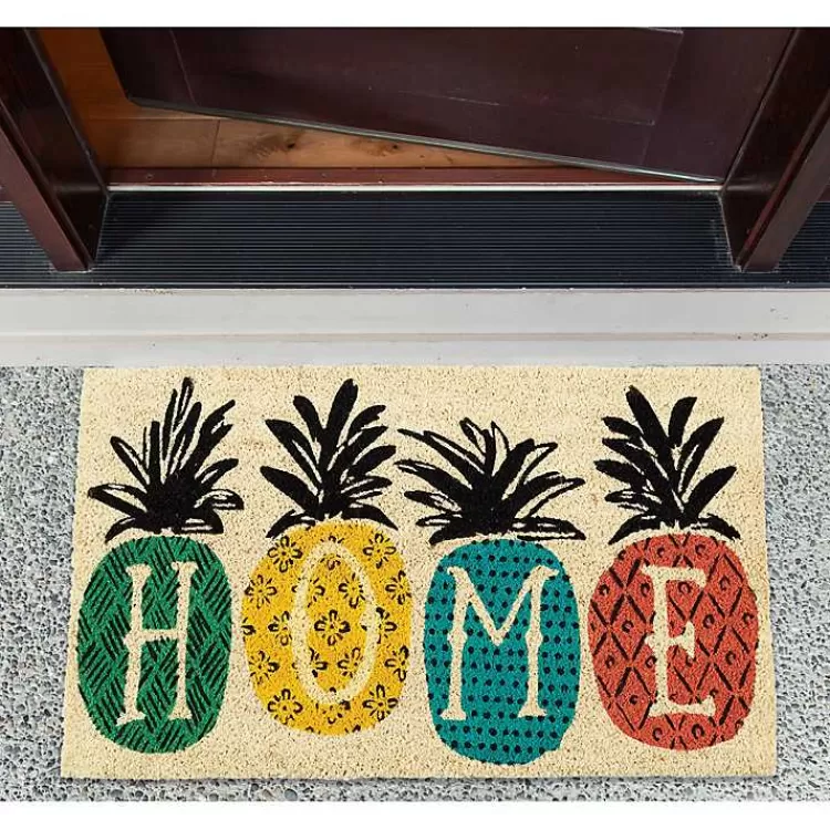 patterned_pineapples_home_coir_doormat_2.webp Patterned Pineapples Home Coir Doormat>Kirklands Home Shop