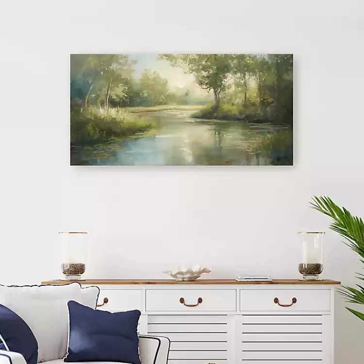 Peaceful Currents Canvas Art Print>Kirklands Home Fashion