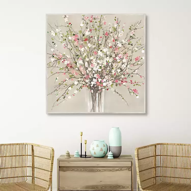 Peach Blossom Framed Canvas Art Print>Kirklands Home Best Sale