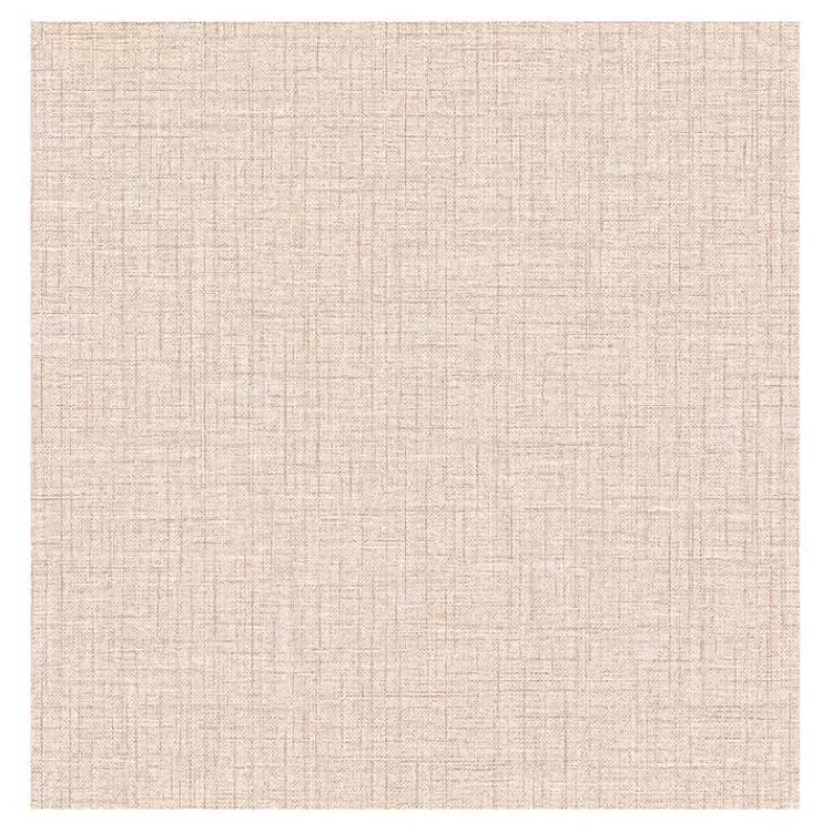 Peach Textured Faux Fabric Peel & Stick Wallpaper>Kirklands Home Cheap