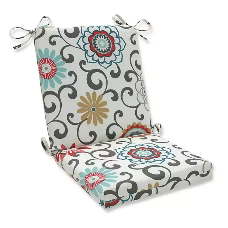 Peachtini Pom Pom Play Outdoor Chair Cushion>Kirklands Home Store