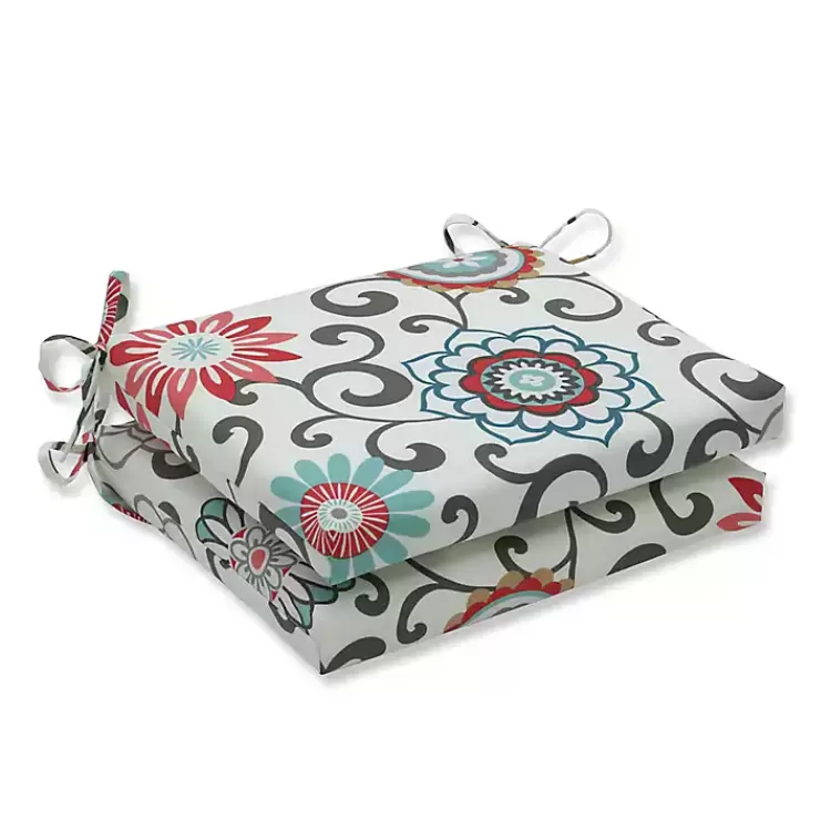 Peachtini Pom Pom Play Seat Cushions, Set of 2>Kirklands Home Fashion