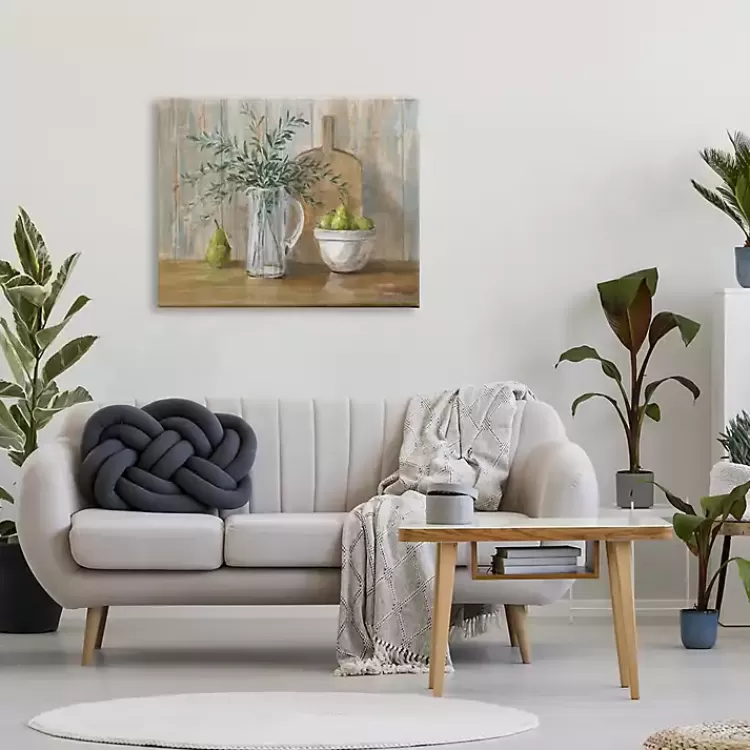 pears_and_greenery_still_life_canvas_art_print_2.webp Pears and Greenery Still Life Canvas Art Print>Kirklands Home Online