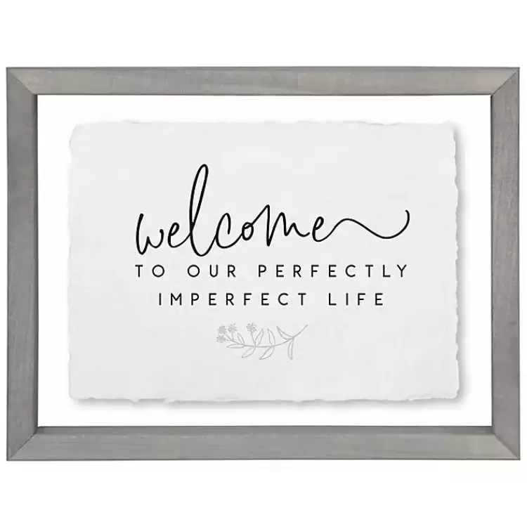 Perfectly Imperfect Life Wall Plaque>Kirklands Home Clearance