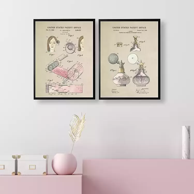 Perfume Patent Framed Art Print>Kirklands Home Discount