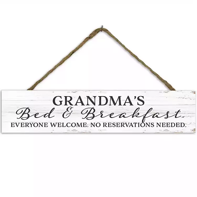 Personalized Bed & Breakfast Wall Plaque>Kirklands Home Clearance