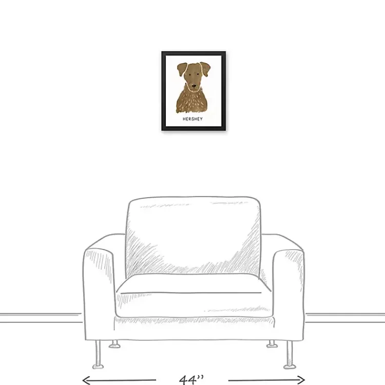 personalized_chocolate_labrador_canvas_wall_plaque_3.webp Personalized Chocolate Labrador Canvas Wall Plaque>Kirklands Home Store