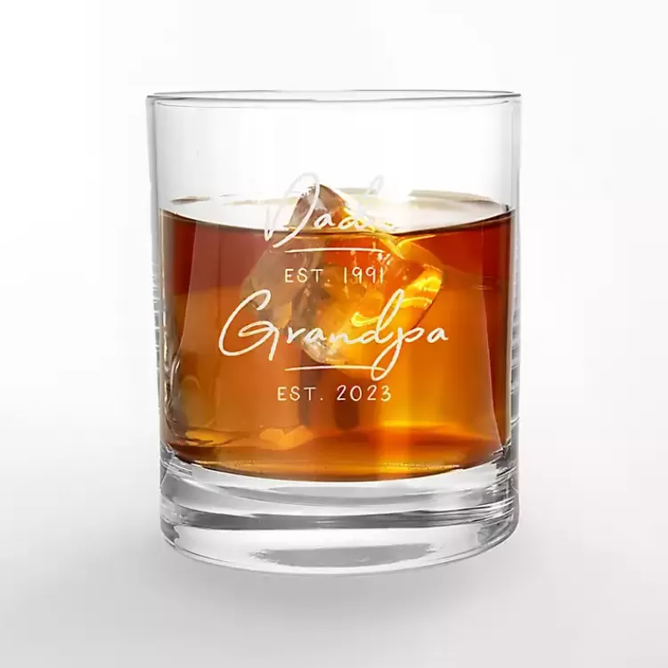 Personalized Fathers Day Whiskey Glasses, Set of 2>Kirklands Home Outlet