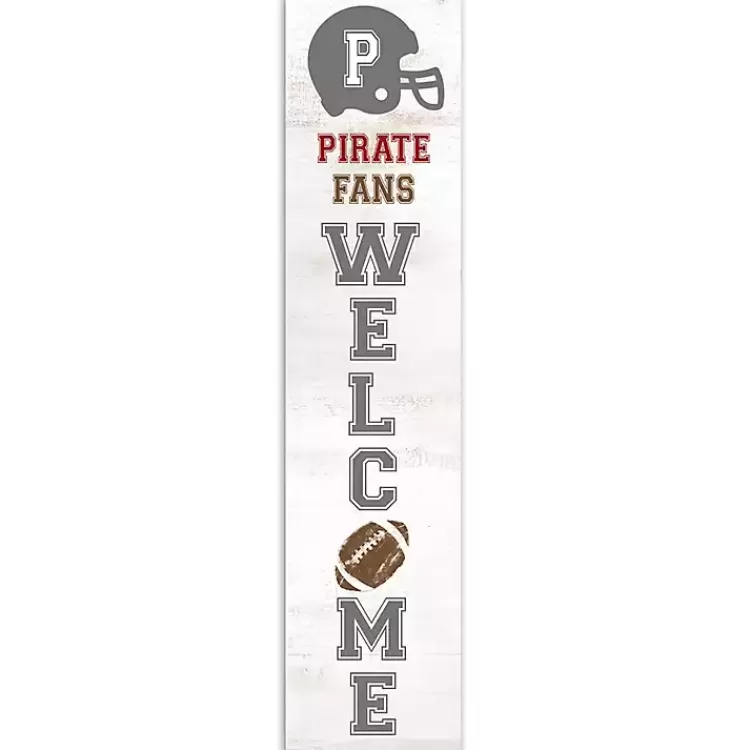 Personalized Football Fans Welcome Porch Board>Kirklands Home New