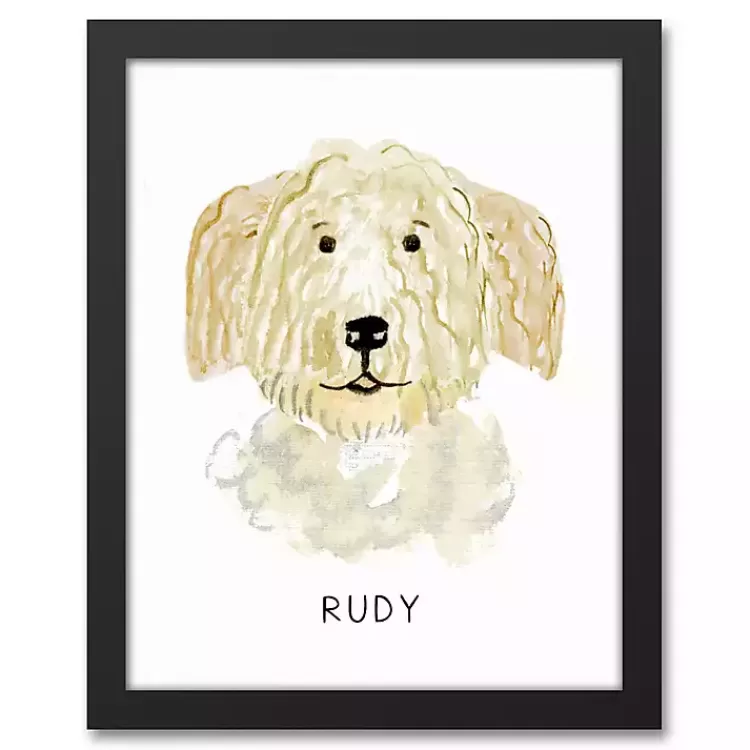 Personalized Golden Doodle Canvas Wall Plaque>Kirklands Home Fashion