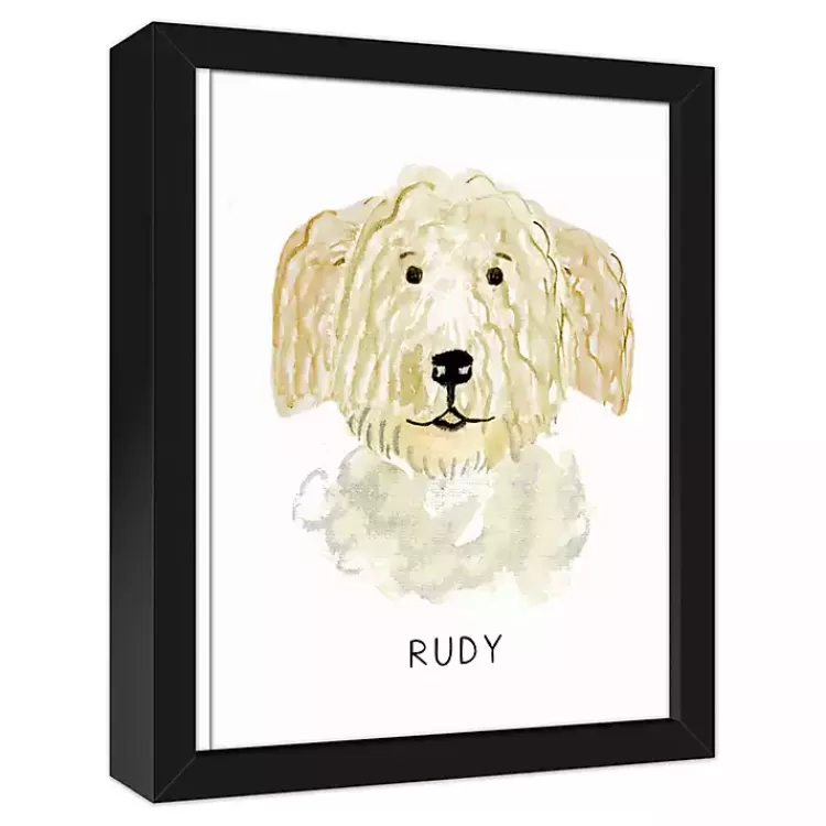 Personalized Golden Doodle Canvas Wall Plaque>Kirklands Home Fashion