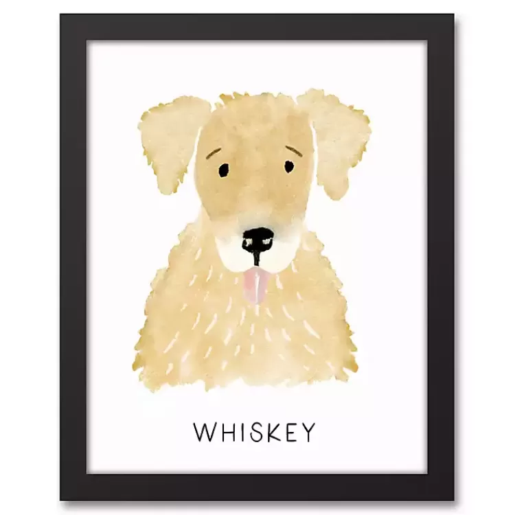 Personalized Golden Retriever Canvas Wall Plaque>Kirklands Home Discount