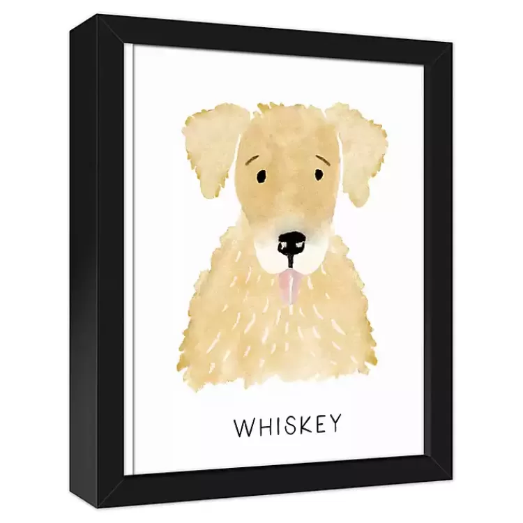 Personalized Golden Retriever Canvas Wall Plaque>Kirklands Home Discount