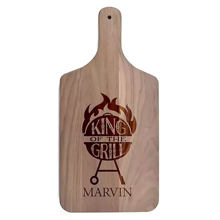 Personalized King of Grill Walnut Cutting Board>Kirklands Home Flash Sale