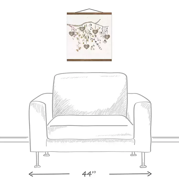 personalized_monogram_tree_branch_teakwood_print_2.webp Personalized Monogram Tree Branch Teakwood Print>Kirklands Home Outlet