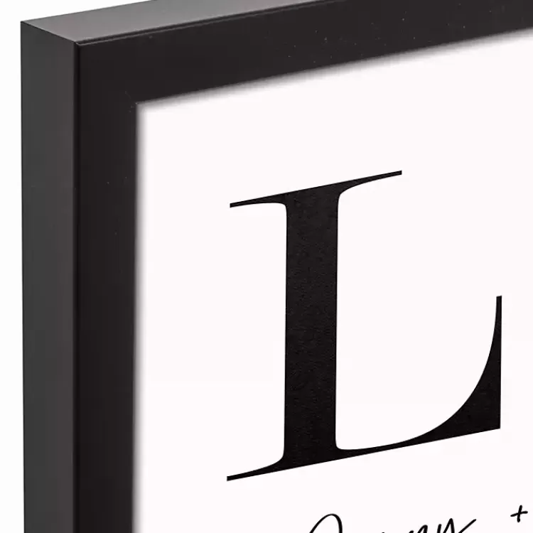 personalized_simple_love_framed_canvas_wall_plaque_2.webp Personalized Simple Love Framed Canvas Wall Plaque>Kirklands Home Fashion