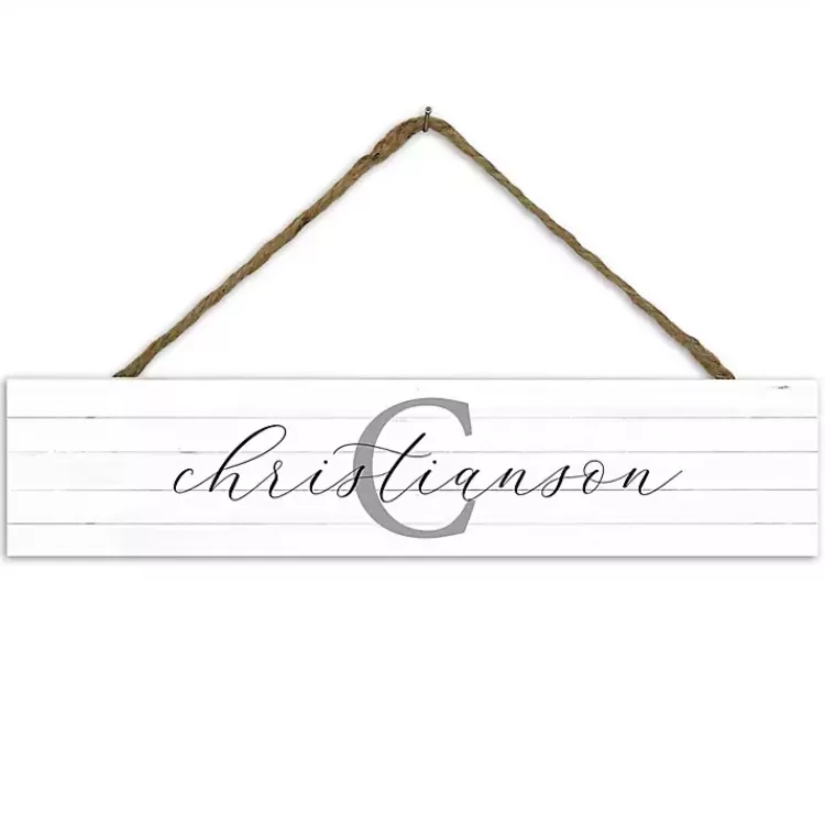 Personalized Simple Monogram Wall Plaque>Kirklands Home Online