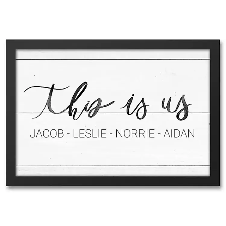 Personalized This Is Us Canvas Wall Art>Kirklands Home Cheap