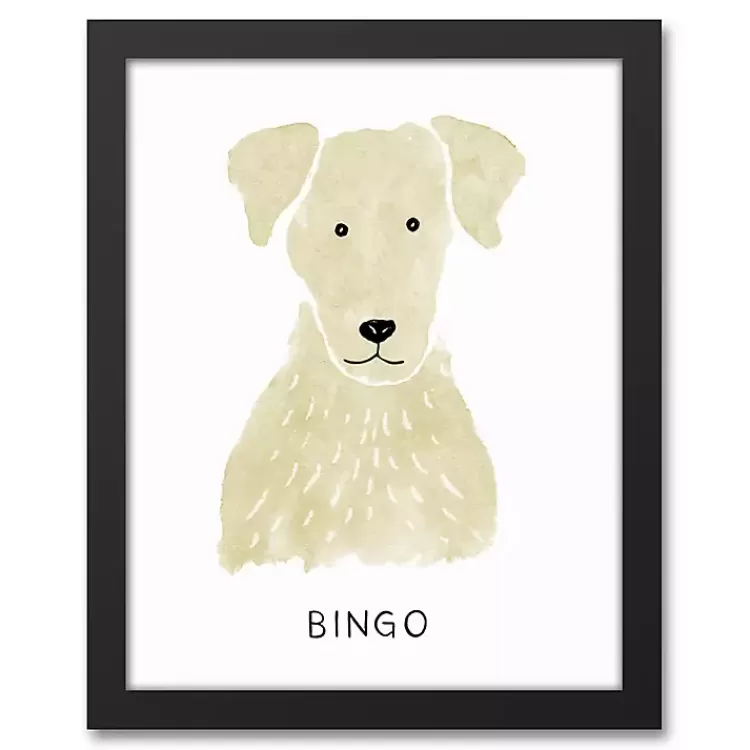Personalized Yellow Labrador Canvas Wall Plaque>Kirklands Home Discount