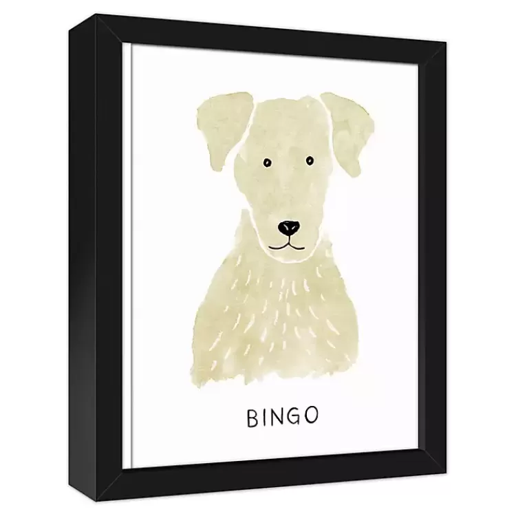 Personalized Yellow Labrador Canvas Wall Plaque>Kirklands Home Discount