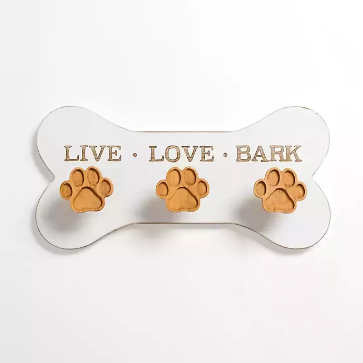 Pet Paw Print Wooden Wall Hooks>Kirklands Home Store