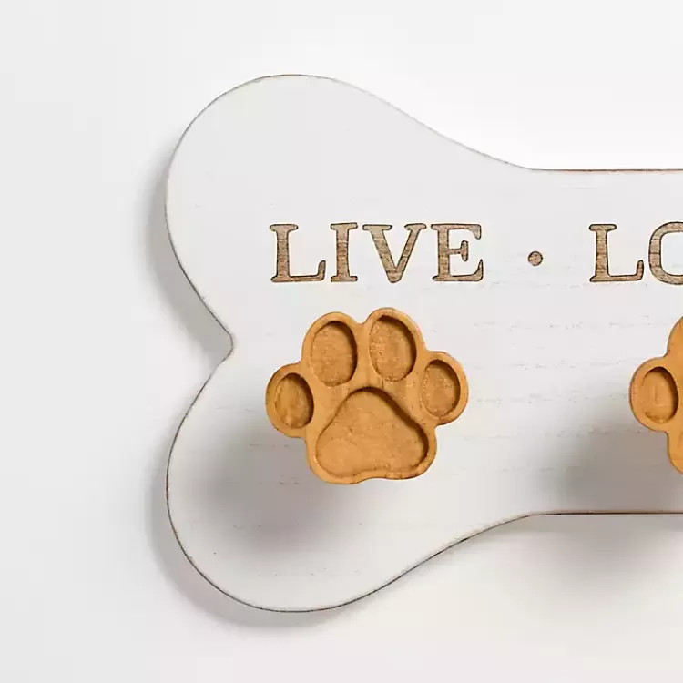 Pet Paw Print Wooden Wall Hooks>Kirklands Home Store