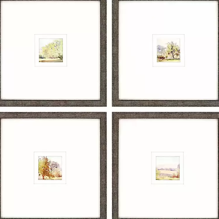 Petite Sunrise Giclee Gold Framed Prints, Set of 4>Kirklands Home Flash Sale