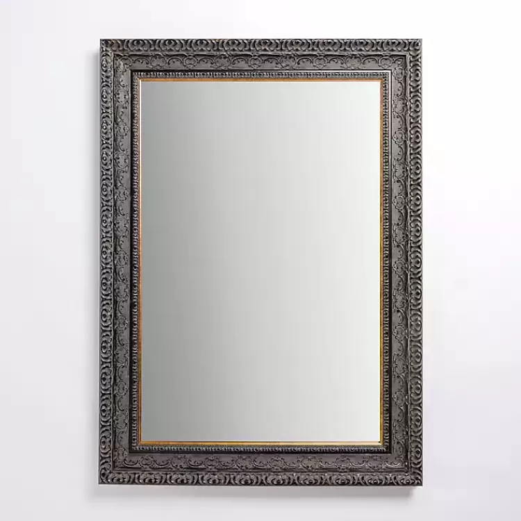 Pewter Vintage Wall Mirror>Kirklands Home Cheap