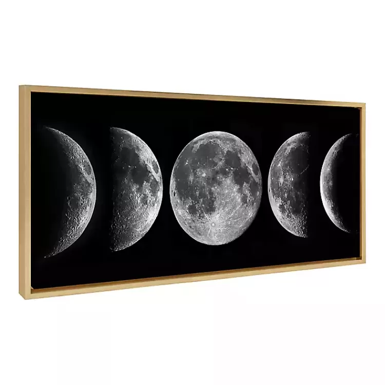 Phases of the Moon Framed Canvas Art Print>Kirklands Home Hot