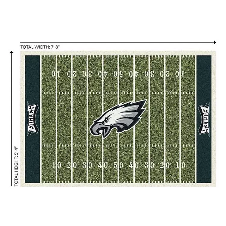Philadelphia Eagles Home Field Area Rug, 6x8>Kirklands Home Cheap