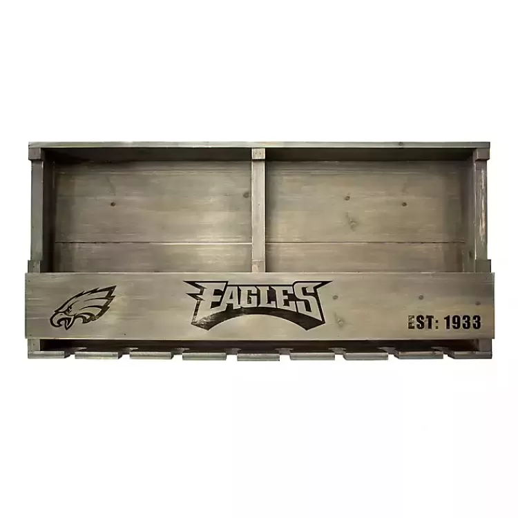 Philadelphia Eagles Reclaimed Wood Bar Shelf>Kirklands Home Clearance