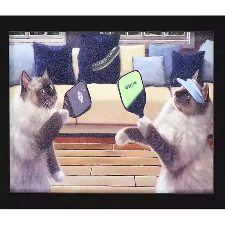 Pickleball Cats Framed Art Print>Kirklands Home Sale