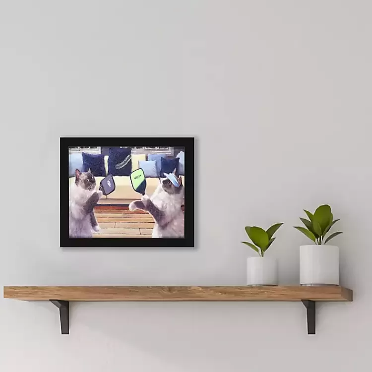 Pickleball Cats Framed Art Print>Kirklands Home Sale