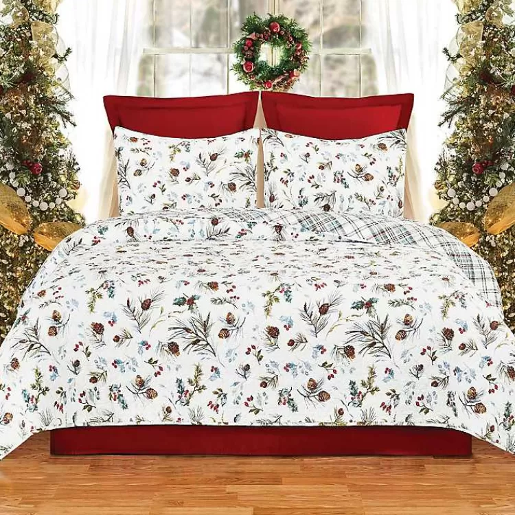 Pinecone Reversible 3-pc. Full/Queen Quilt Set>Kirklands Home Hot