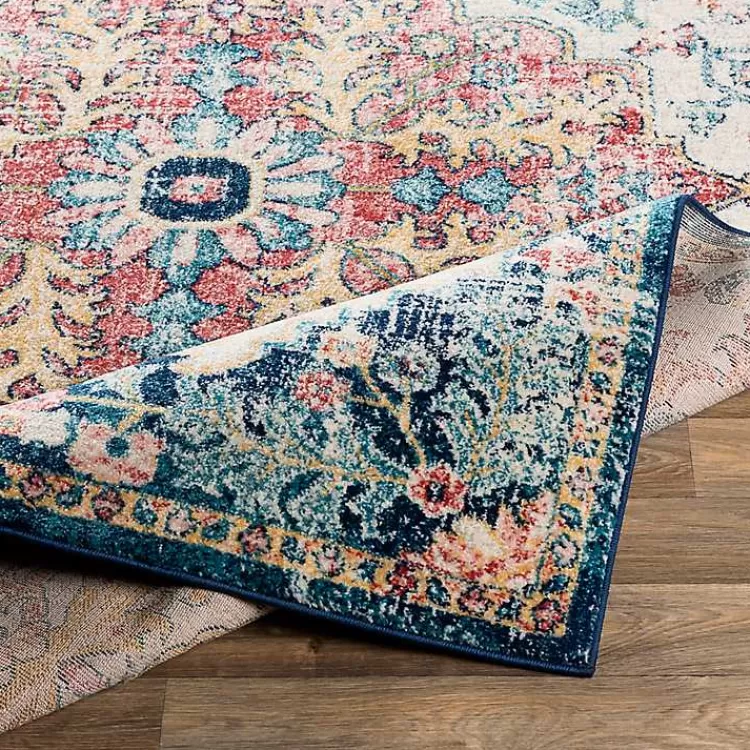 pink_and_blue_traditional_medallion_area_rug_x_2.webp Pink and Blue Traditional Medallion Area Rug, 8x12>Kirklands Home Hot
