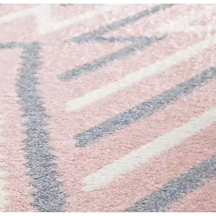 pink_and_gray_zigzag_area_rug_x_4.webp Pink and Gray Zigzag Area Rug, 8x10>Kirklands Home Cheap