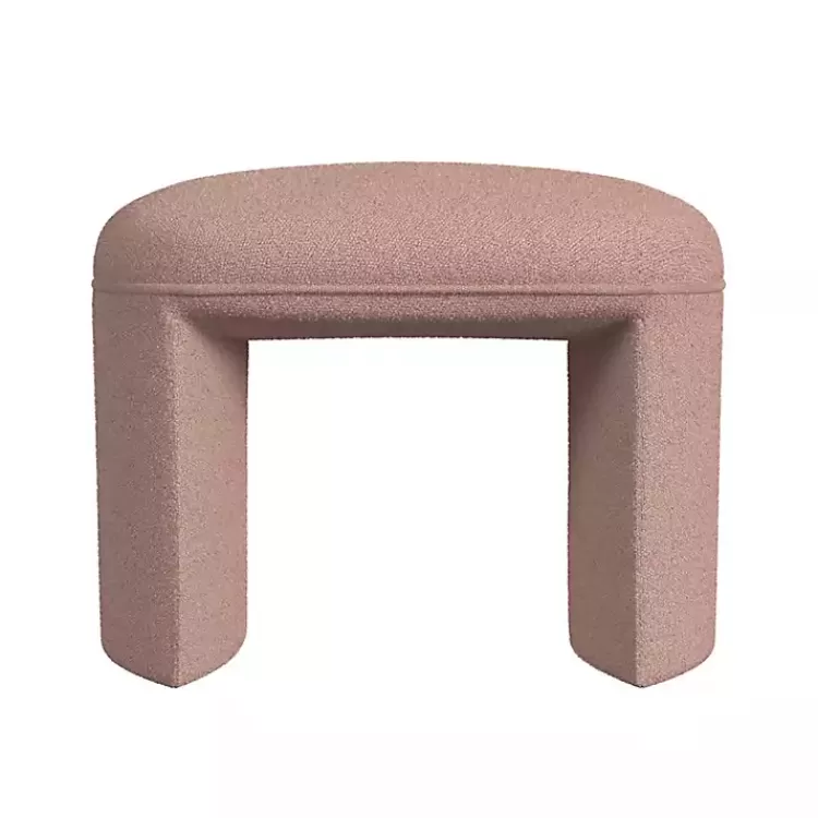 pink_boucle_oval_upholstered_ottoman_2.webp Boucle Oval Upholstered Ottoman>Kirklands Home Flash Sale