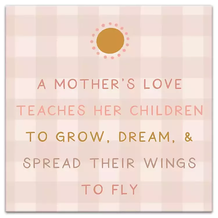 Checkered A Mother's Love Canvas Art Print>Kirklands Home Store