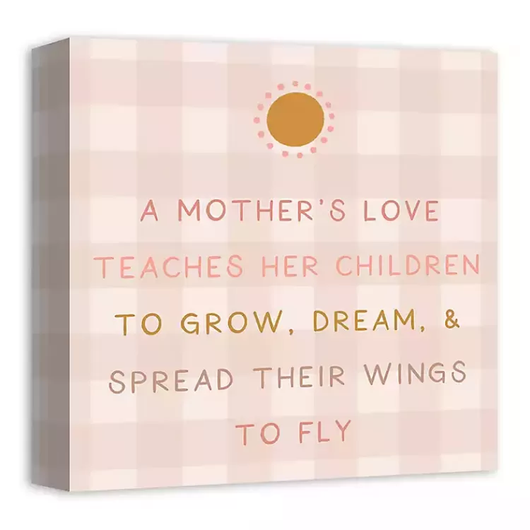 Checkered A Mother's Love Canvas Art Print>Kirklands Home Store