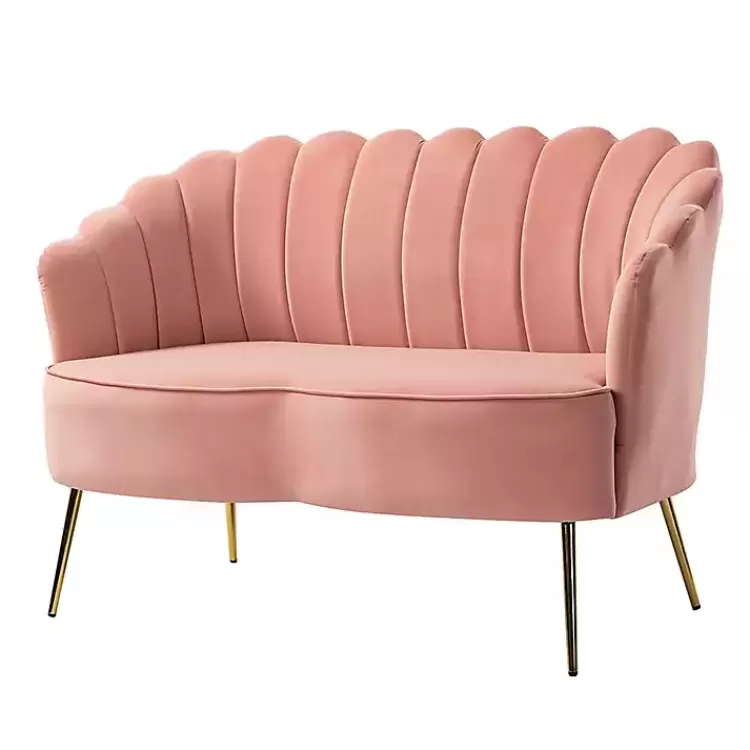 Donata Velvet Tufted Loveseat>Kirklands Home Flash Sale