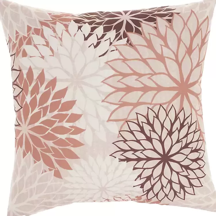 Floral Chevron Outdoor Throw Pillow>Kirklands Home Store