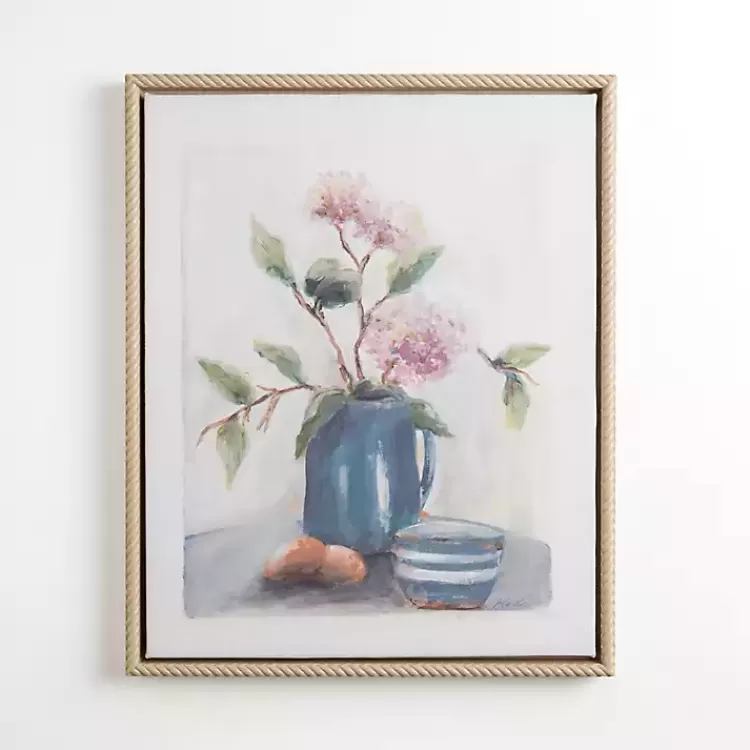 Pink Floral Still Life Framed Canvas Art Print>Kirklands Home Discount