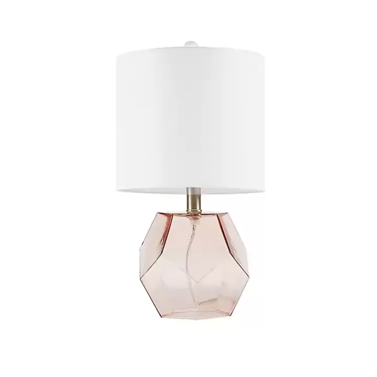 Pink Glass Stella Table Lamp>Kirklands Home Sale